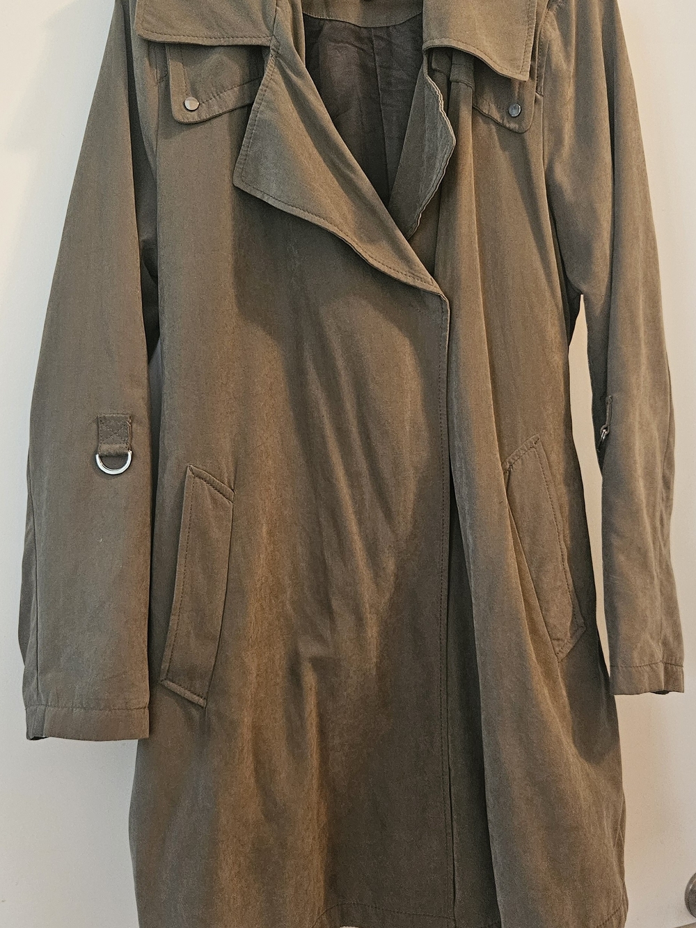 Laundry by Design Olive-Tone Trench Coat